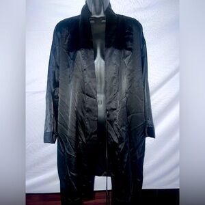 Never Worn Black Silk Robe